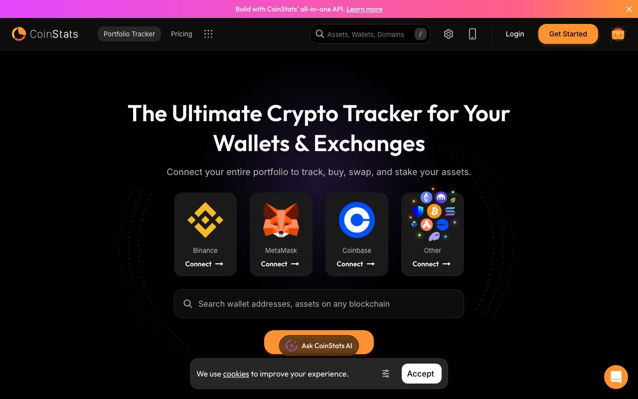 CoinStats interface screenshot