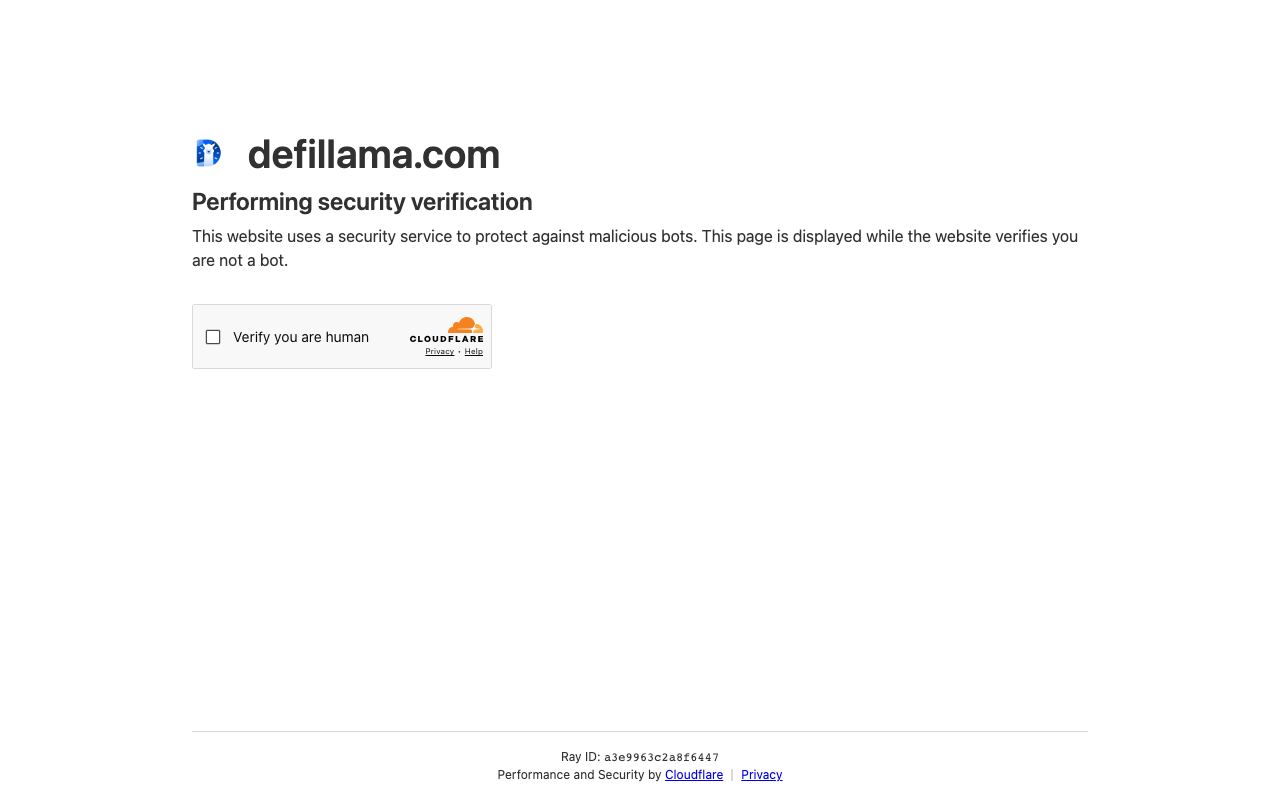 DeFiLlama interface screenshot