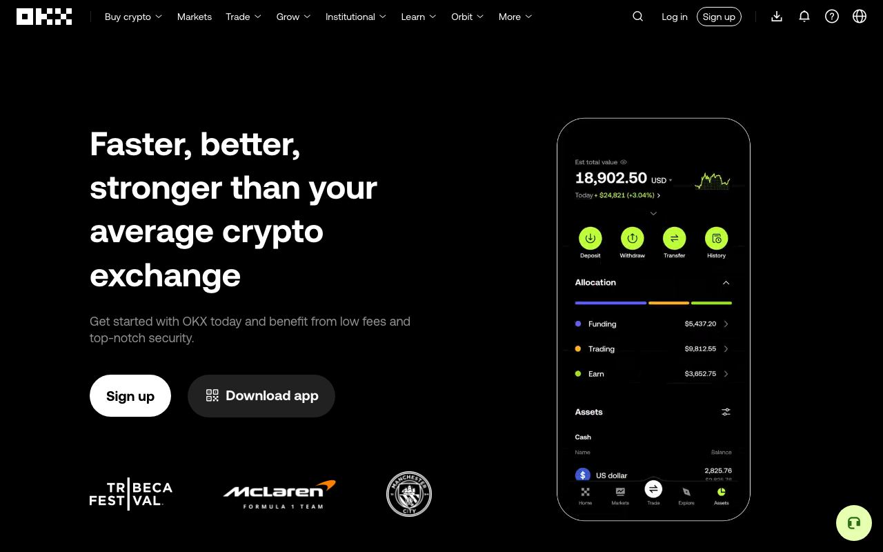 OKX interface screenshot