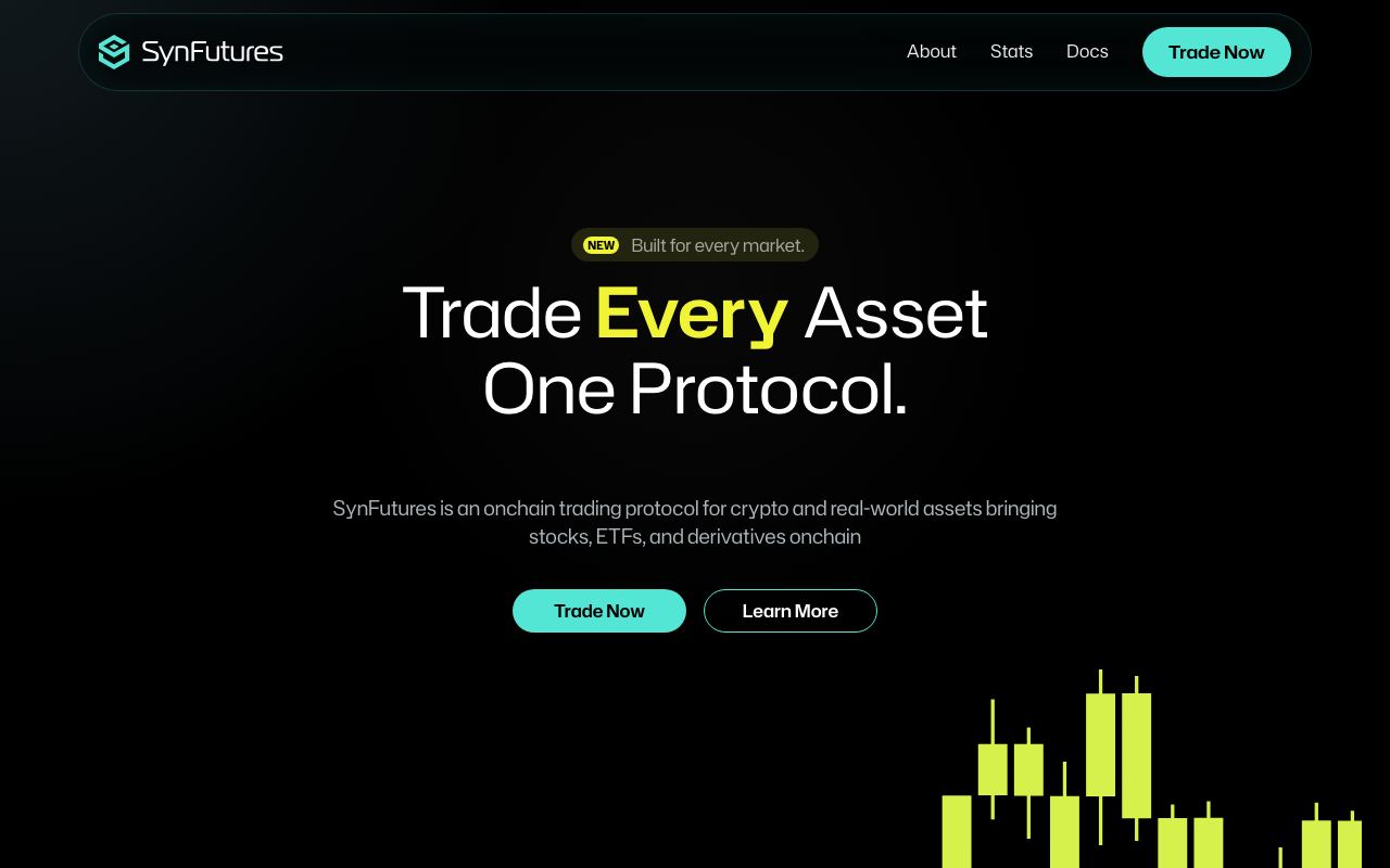 SynFutures interface screenshot